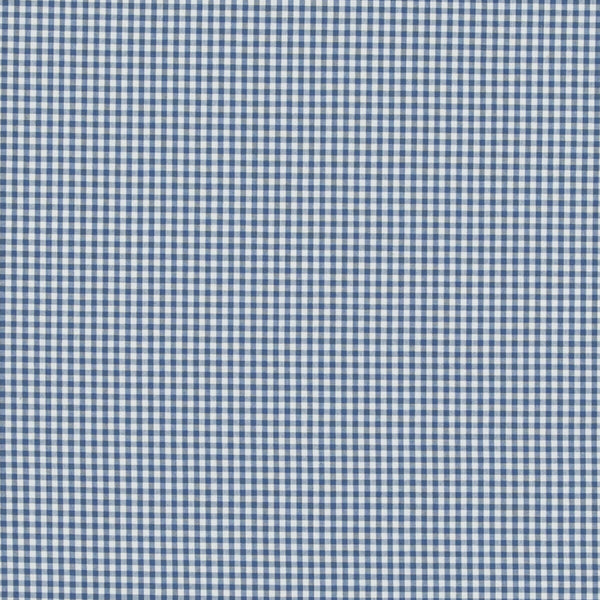 Samples and Purchasing available for Sherborne Gingham - Blue Blue By Baker Lifestyle | Bridport |Stripes  Multipurpose  at Designer Wallcoverings and Fabrics