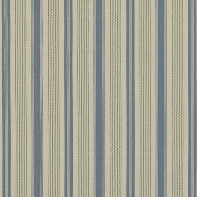 Samples and Purchasing available for Purbeck Stripe - Blue/Green Blue By Baker Lifestyle | Bridport |Stripes  Multipurpose  at Designer Wallcoverings and Fabrics