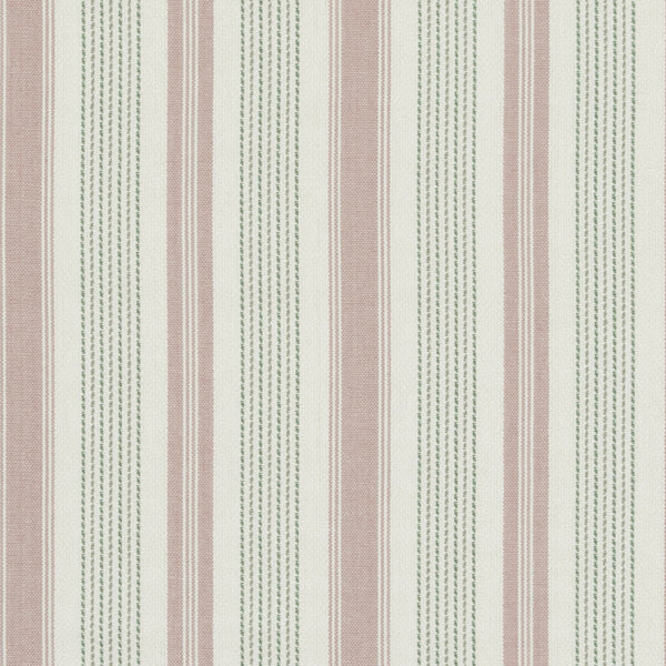 Samples and Purchasing available for Purbeck Stripe - Pink/Green Pink By Baker Lifestyle | Bridport |Stripes  Multipurpose  at Designer Wallcoverings and Fabrics