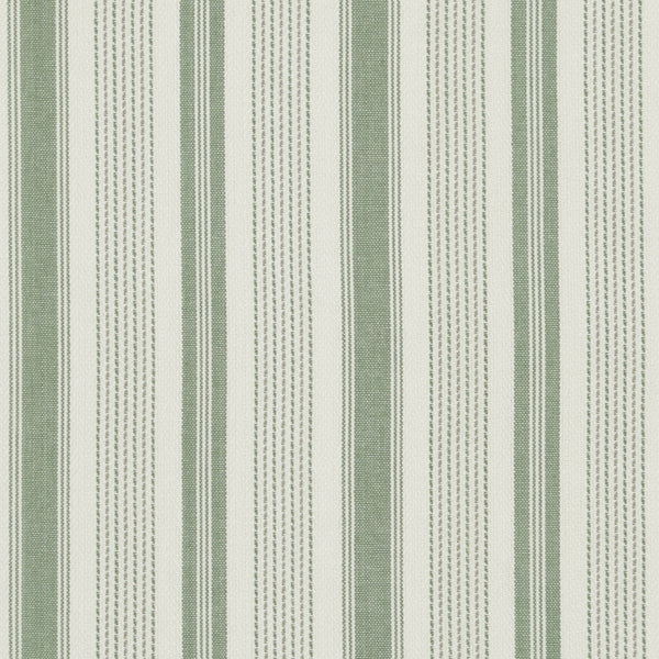 Samples and Purchasing available for Purbeck Stripe - Green Green By Baker Lifestyle | Bridport |Stripes  Multipurpose  at Designer Wallcoverings and Fabrics