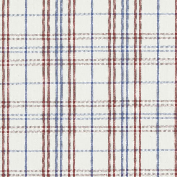 Samples and Purchasing available for Purbeck Check - Red/Blue Red By Baker Lifestyle | Bridport |Stripes  Multipurpose  at Designer Wallcoverings and Fabrics