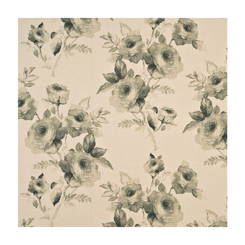 Samples and Purchasing available for Salcombe Rose - Linen White By Parkertex | Beachcomber Collection |Botanical & Floral  Drapery Print at Designer Wallcoverings and Fabrics