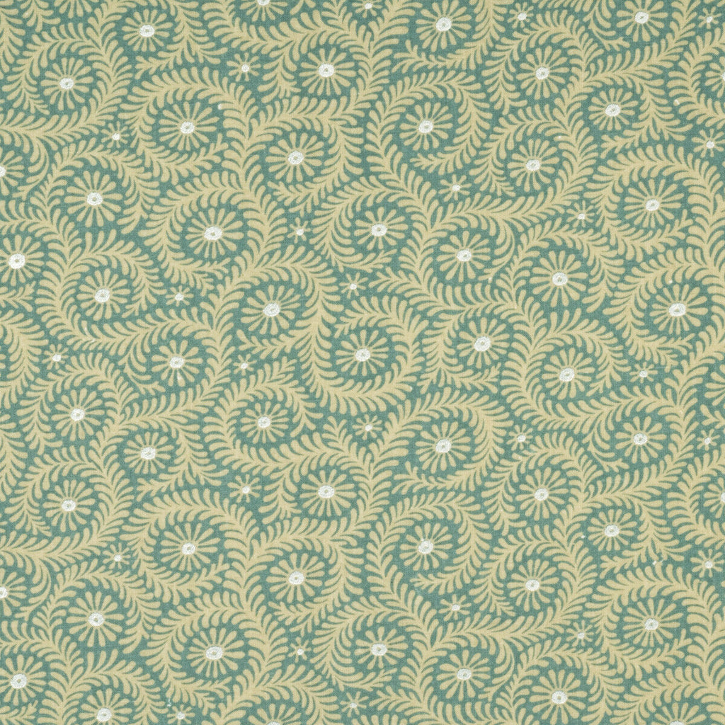 Samples and Purchasing available for Foxy - Aqua Blue By Baker Lifestyle | Foxwood |Botanical & Floral Small Scale Multipurpose Print at Designer Wallcoverings and Fabrics