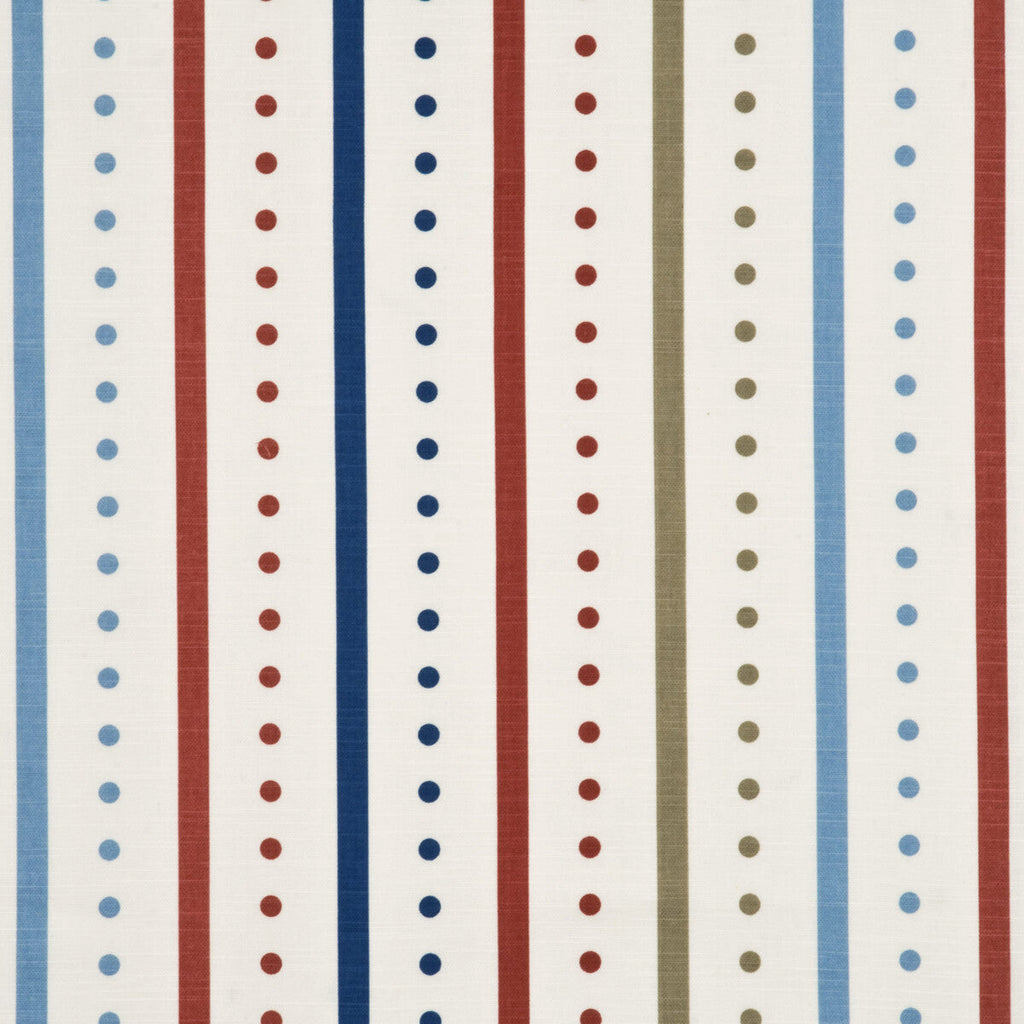 Samples and Purchasing available for Opera Stripe - Red/Blue White By Baker Lifestyle | Opera Garden |  Drapery Print at Designer Wallcoverings and Fabrics