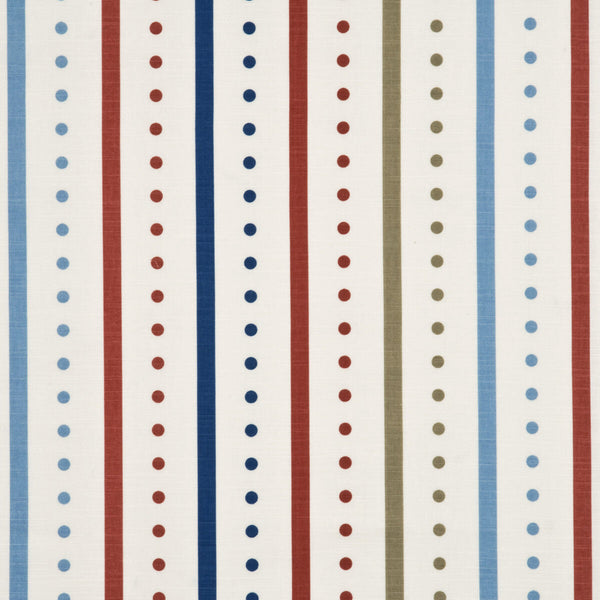 Samples and Purchasing available for Opera Stripe - Red/Blue White By Baker Lifestyle | Opera Garden |  Drapery Print at Designer Wallcoverings and Fabrics