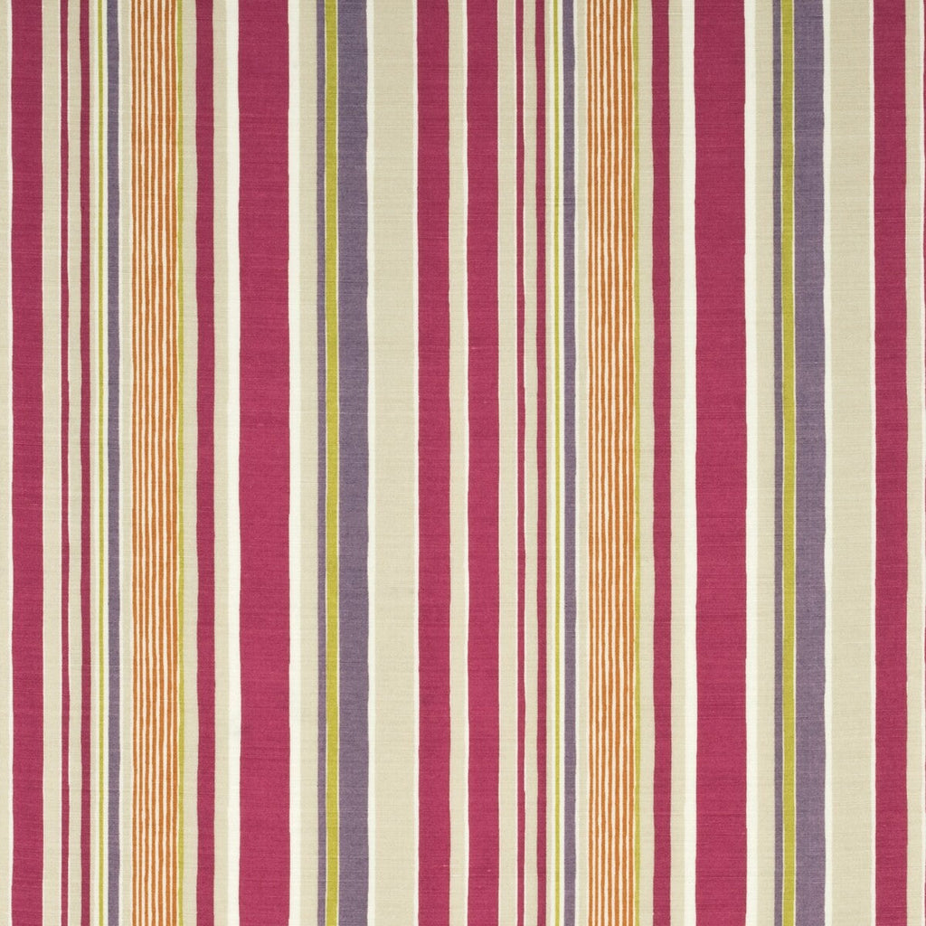 Samples and Purchasing available for Mallow Stripe - Sienna/Fuchsia/Stone Beige By Baker Lifestyle | Homes & Gardens Ii |Stripes  Multipurpose  at Designer Wallcoverings and Fabrics