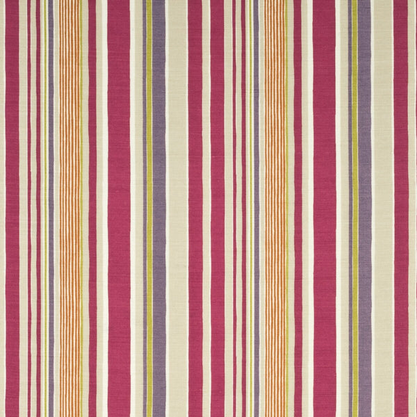 Samples and Purchasing available for Mallow Stripe - Sienna/Fuchsia/Stone Beige By Baker Lifestyle | Homes & Gardens Ii |Stripes  Multipurpose  at Designer Wallcoverings and Fabrics