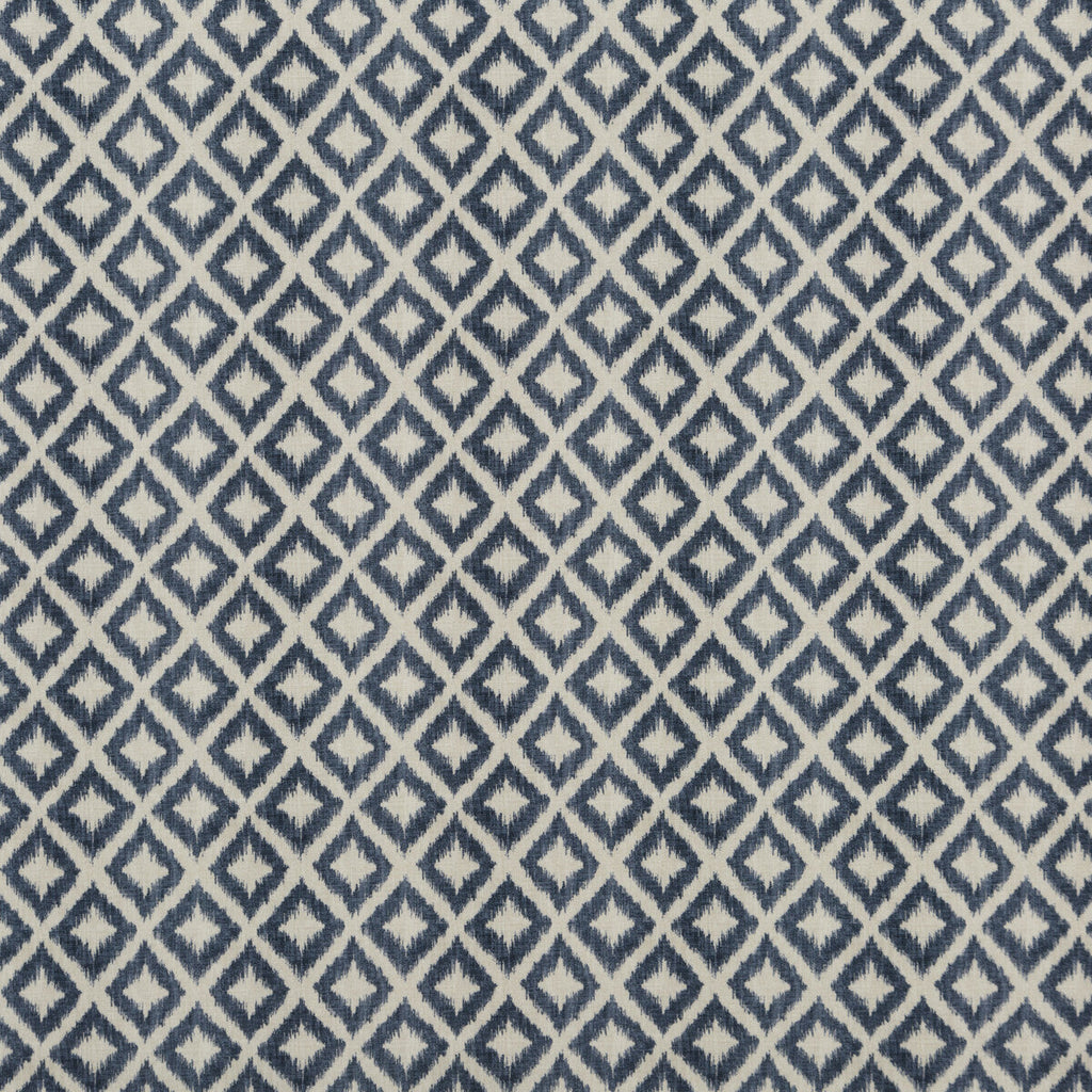 Samples and Purchasing available for Salsa Diamond - Indigo Blue By Baker Lifestyle | Carnival |  Multipurpose Print at Designer Wallcoverings and Fabrics