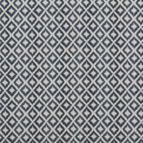 Samples and Purchasing available for Salsa Diamond - Indigo Blue By Baker Lifestyle | Carnival |  Multipurpose Print at Designer Wallcoverings and Fabrics