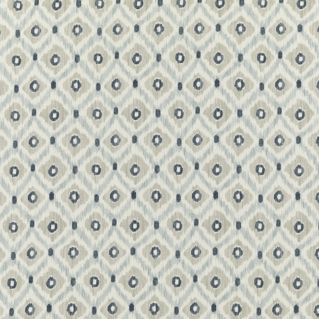 Samples and Purchasing available for Vasco - Indigo/Stone Blue By Baker Lifestyle | Homes & Gardens Iii |  Multipurpose Print at Designer Wallcoverings and Fabrics