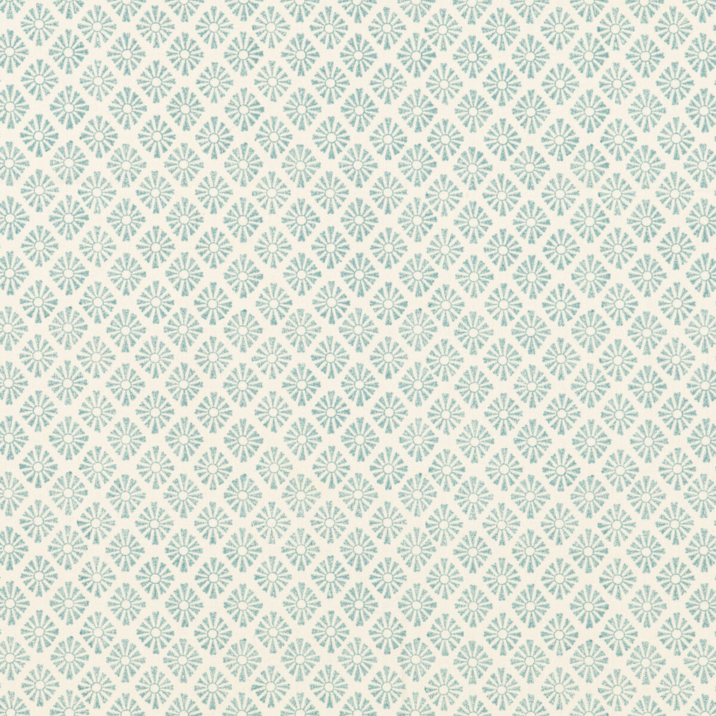 Samples and Purchasing available for Sunburst - Aqua Teal By Baker Lifestyle | Fiesta |Diamond  Multipurpose Print at Designer Wallcoverings and Fabrics