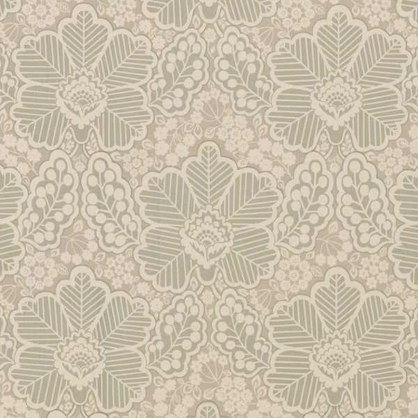 Samples and Purchasing available for Arbour - Stone Grey By Baker Lifestyle | Block Party |Botanical & Floral  Multipurpose Print at Designer Wallcoverings and Fabrics