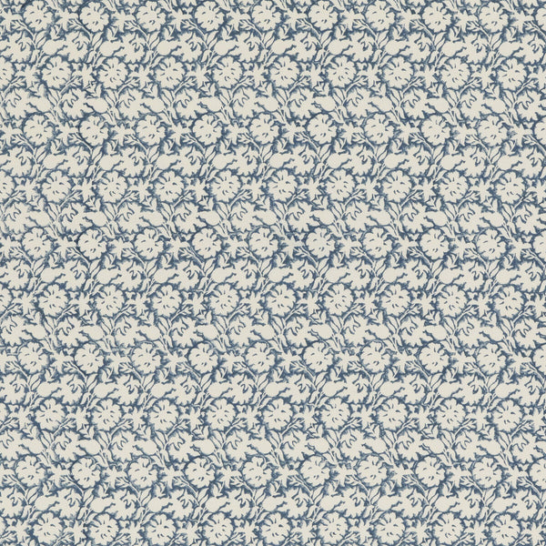 Samples and Purchasing available for Flower Press - Indigo Blue By Baker Lifestyle | Block Party |Botanical & Floral  Multipurpose Print at Designer Wallcoverings and Fabrics