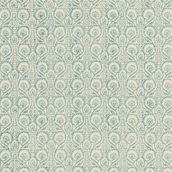 Samples and Purchasing available for Pollen Trail - Aqua Teal By Baker Lifestyle | Block Party |Botanical & Floral  Multipurpose Print at Designer Wallcoverings and Fabrics