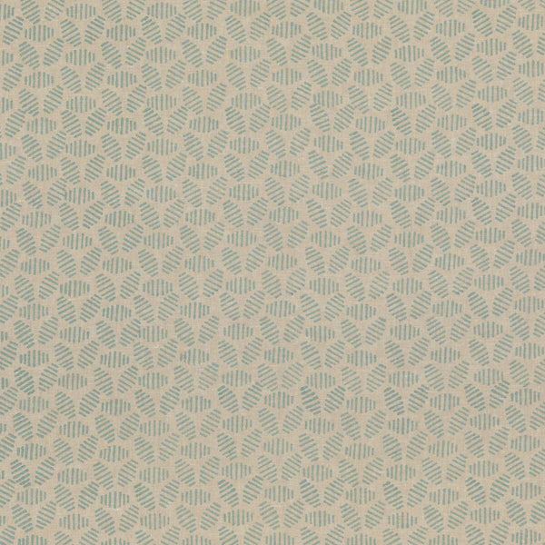 Samples and Purchasing available for Bumble Bee - Aqua Teal By Baker Lifestyle | Block Party |Small Scale  Multipurpose Print at Designer Wallcoverings and Fabrics