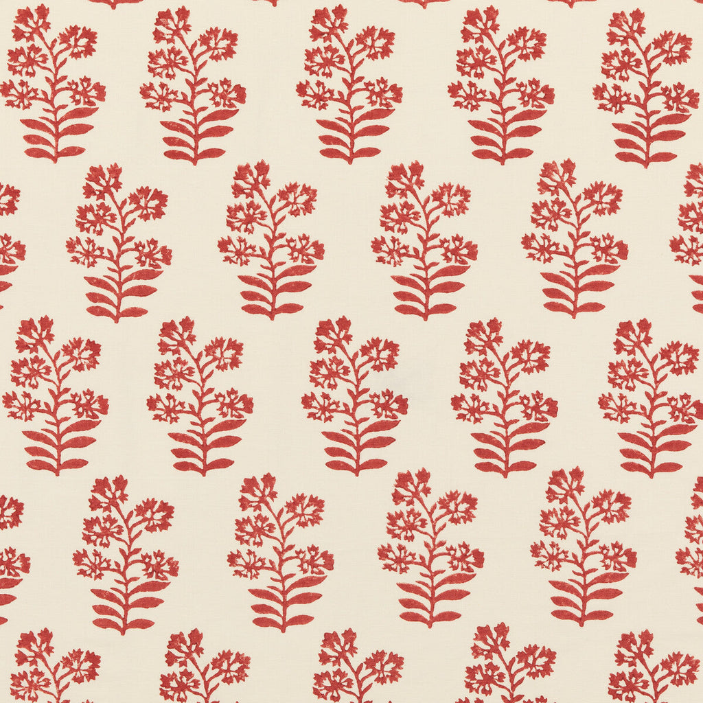 Samples and Purchasing available for Wild Flower - Rustic Red Red By Baker Lifestyle | Block Party |Botanical & Floral  Multipurpose Print at Designer Wallcoverings and Fabrics