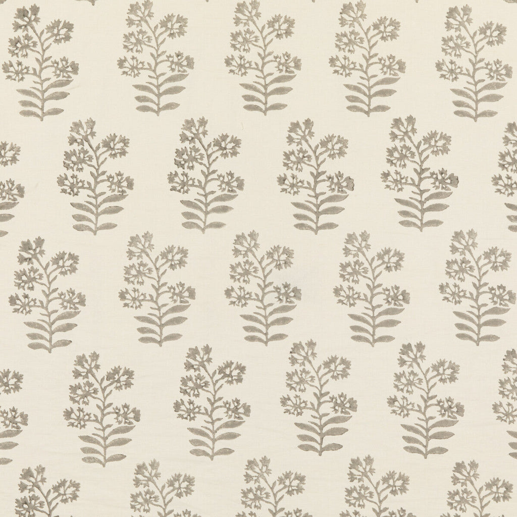 Samples and Purchasing available for Wild Flower - Stone Grey By Baker Lifestyle | Block Party |Botanical & Floral  Multipurpose Print at Designer Wallcoverings and Fabrics