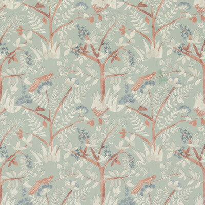 Samples and Purchasing available for Lulworth - Aqua Green By Baker Lifestyle | Bridport |  Multipurpose Print at Designer Wallcoverings and Fabrics