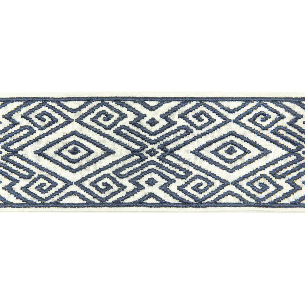 Samples and Purchasing available for Elvira Braid - Indigo Blue By Baker Lifestyle | Homes & Gardens Iii |  Trim Braid / Tape at Designer Wallcoverings and Fabrics