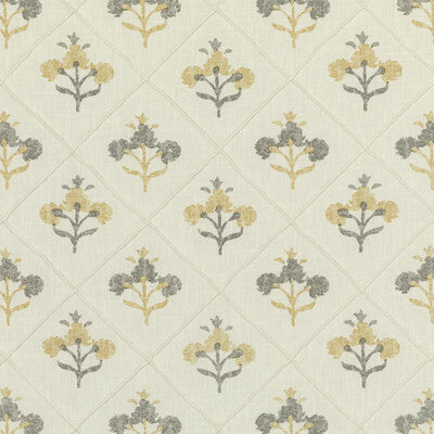 Samples and Purchasing available for Kravet Basics - Rajaflower-11 White By Kravet Basics | L'Indienne Collection |Botanical & Floral  Multipurpose Print at Designer Wallcoverings and Fabrics