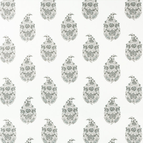 Samples and Purchasing available for Sandahar - Pewter White By Kravet Basics |  | Paisley Multipurpose Print at Designer Wallcoverings and Fabrics