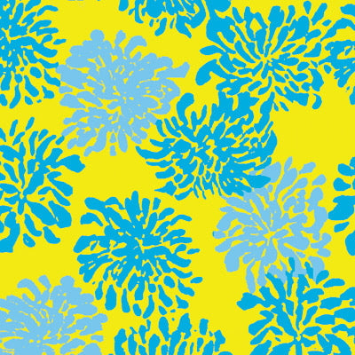 Samples and Purchasing available for Mini Bloom - Buttercup Yellow By Seacloth |  |Botanical & Floral Modern Upholstery Print at Designer Wallcoverings and Fabrics