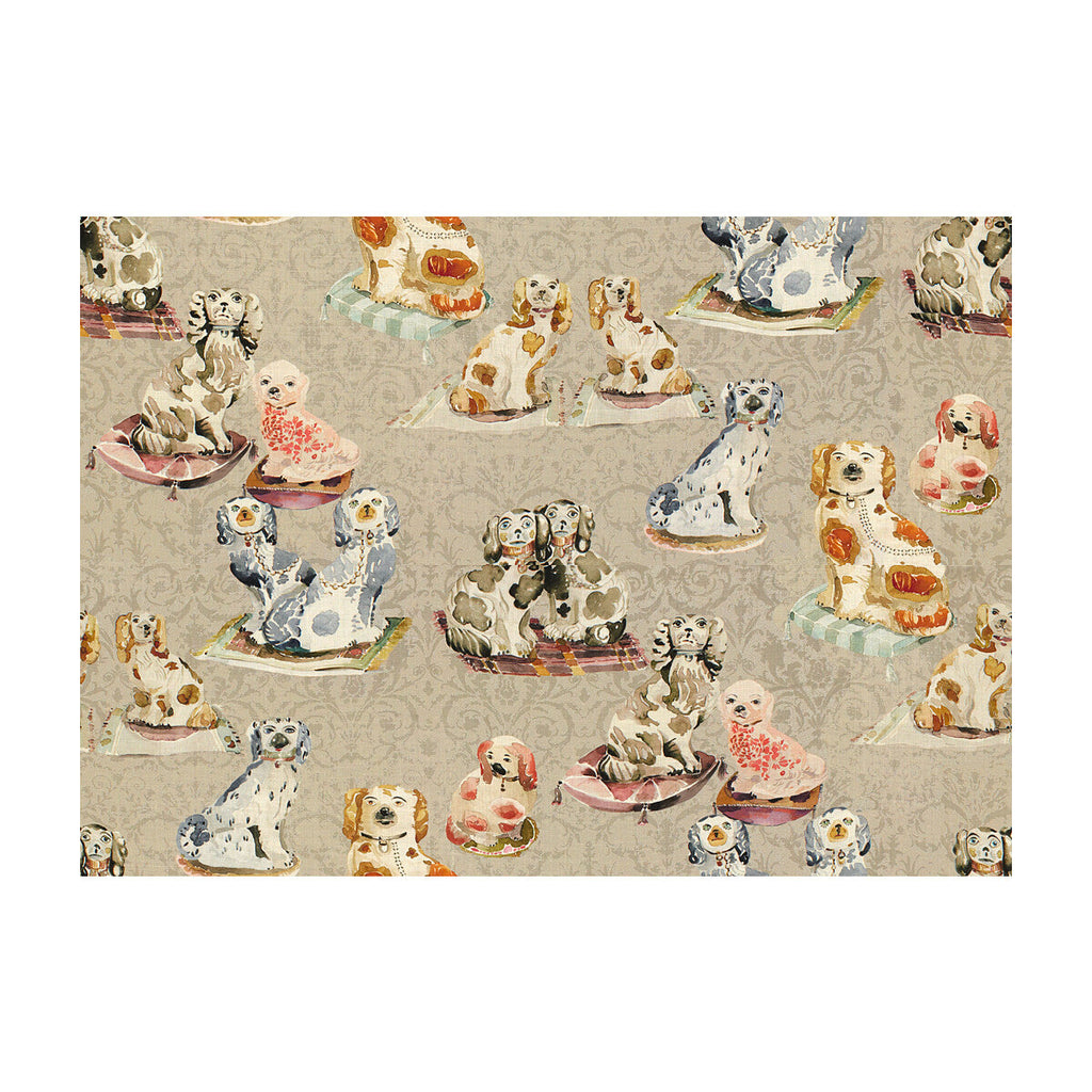 Samples and Purchasing available for Spaniel - Montage Beige By Kravet Couture |  |Animal/Insects Novelty Multipurpose Print at Designer Wallcoverings and Fabrics