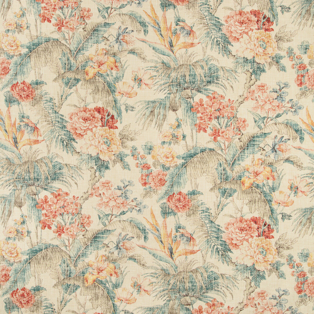 Samples and Purchasing available for Kravet Basics - St Tropez-1215 Ivory By Kravet Basics |  |Botanical & Floral Tropical Multipurpose Print at Designer Wallcoverings and Fabrics