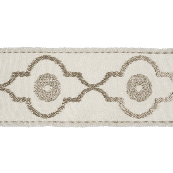 Samples and Purchasing available for Ogee Chain - Dove Ivory By Kravet Design | Candice Olson Collection |  Trim Braid / Tape at Designer Wallcoverings and Fabrics