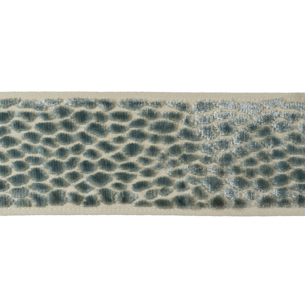 Samples and Purchasing available for Velvet Pebble - Spa Teal By Kravet Design | Candice Olson Collection |  Trim Braid / Tape at Designer Wallcoverings and Fabrics