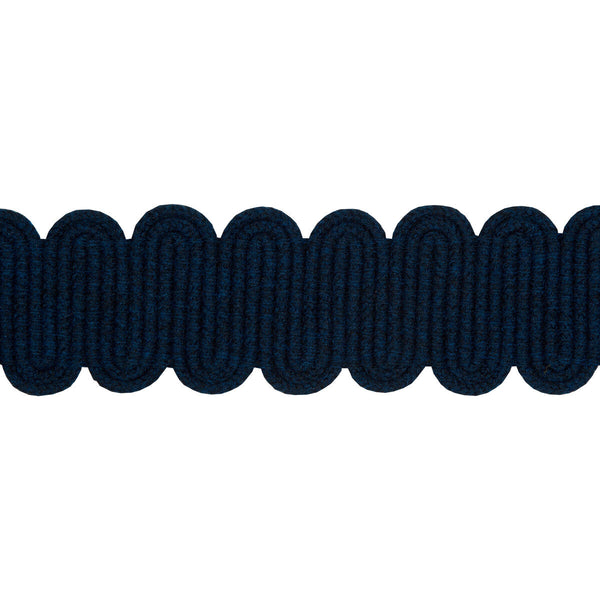 Samples and Purchasing available for Switchback - Nautical Dark Blue By Kravet Design | Performance Trim Indoor/Outdoor |  Trim Indoor / Outdoor at Designer Wallcoverings and Fabrics