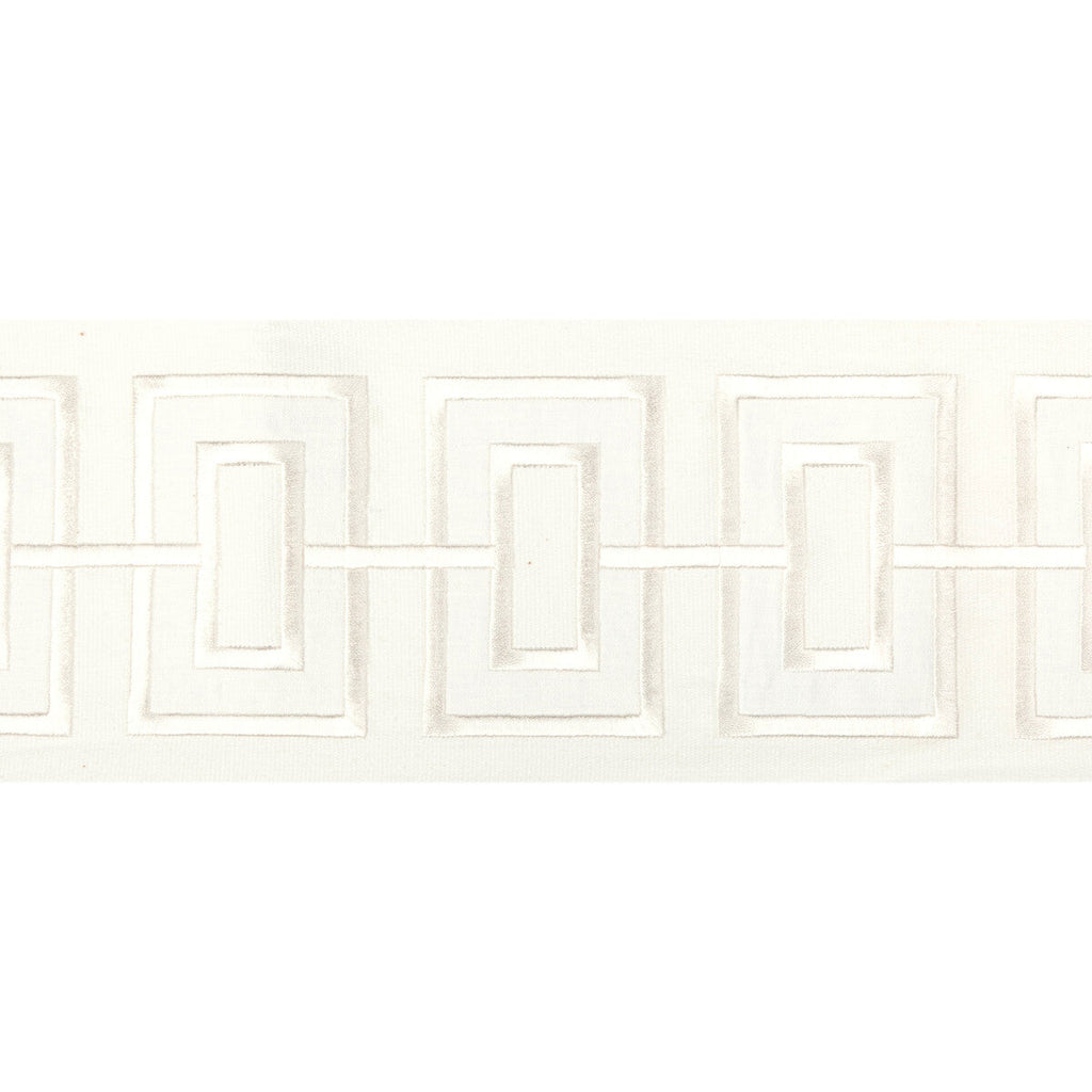 Samples and Purchasing available for Applique Wide Tape - Ivory White By Kravet Couture | Luxury Tapes |  Trim Tapes at Designer Wallcoverings and Fabrics