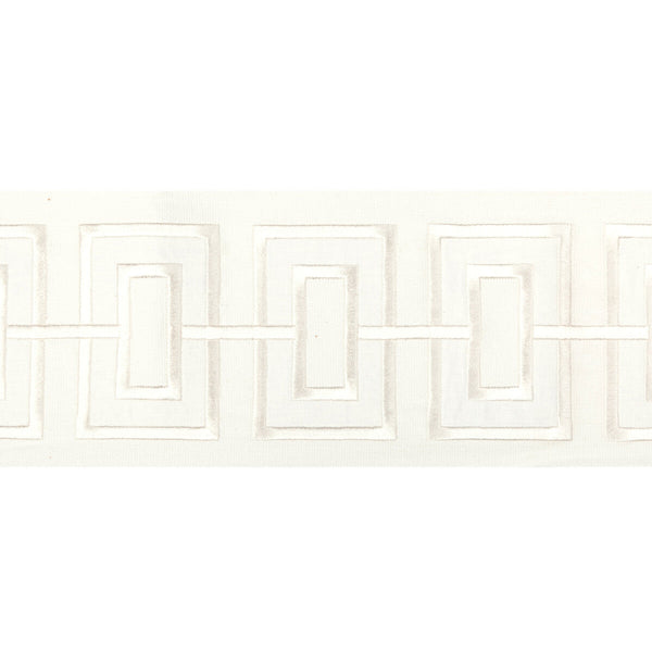 Samples and Purchasing available for Applique Wide Tape - Ivory White By Kravet Couture | Luxury Tapes |  Trim Tapes at Designer Wallcoverings and Fabrics