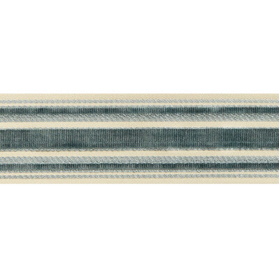 Samples and Purchasing available for Canton Tape - Teal Teal By Brunschwig & Fils | Treillis Passementerie |  Trim Braid / Tape at Designer Wallcoverings and Fabrics