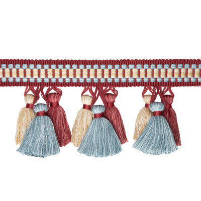 Samples and Purchasing available for Andre Tassel Fringe - Rose Multi By Brunschwig & Fils | Passementerie Volume I |  Trim Tassel Fringe at Designer Wallcoverings and Fabrics