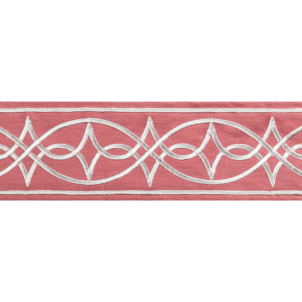 Samples and Purchasing available for Anaelle Tape - Petal Pink By Brunschwig & Fils | Treillis Passementerie Ii |  Trim Tapes at Designer Wallcoverings and Fabrics