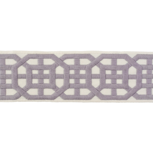 Samples and Purchasing available for Avignon Tape - Lavender White By Lee Jofa | Suzanne Kasler Collection Ii |  Trim Braid / Tape at Designer Wallcoverings and Fabrics