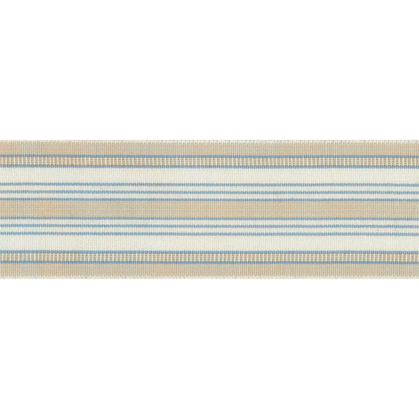 Samples and Purchasing available for Provencal Tape - Beige/Blue Multi By Lee Jofa | Suzanne Kasler The Riviera Collection |  Trim Braid / Tape at Designer Wallcoverings and Fabrics