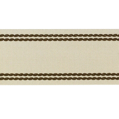 Samples and Purchasing available for Braid W/Tramlines - Flax & Bronz Beige By Lee Jofa | Paolo Moschino Garden Ii |  Trim Tapes at Designer Wallcoverings and Fabrics