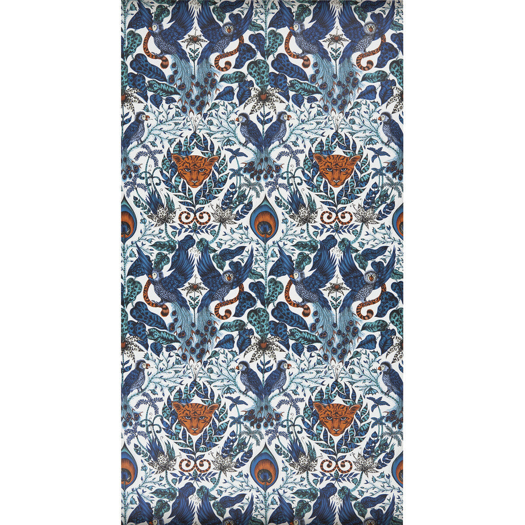 Samples and Purchasing available for Amazon - Blue  By Clarke And Clarke | Animalia By Emma J Shipley For C&C | Animal/Insects Wallcovering Print at Designer Wallcoverings and Fabrics