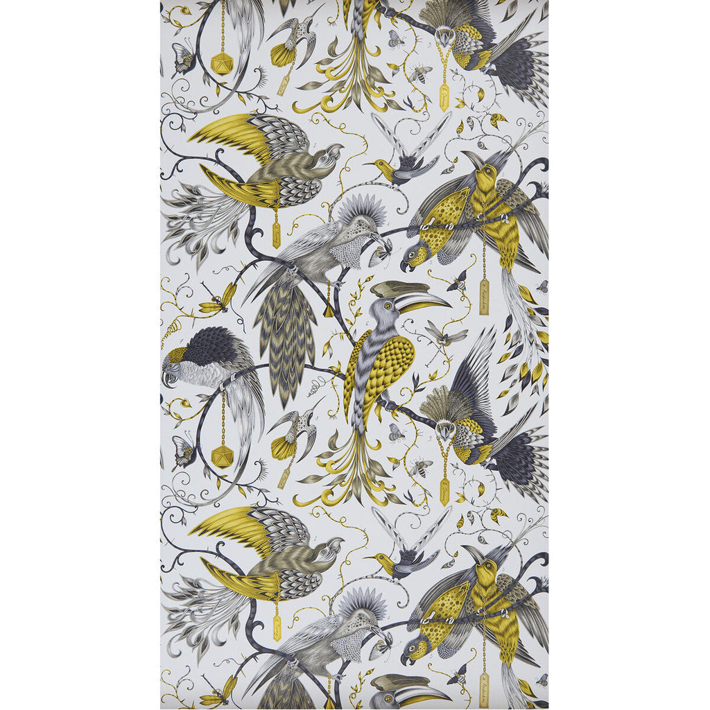 Samples and Purchasing available for Audubon - Gold  By Clarke And Clarke | Animalia By Emma J Shipley For C&C | Animal/Insects Wallcovering Print at Designer Wallcoverings and Fabrics