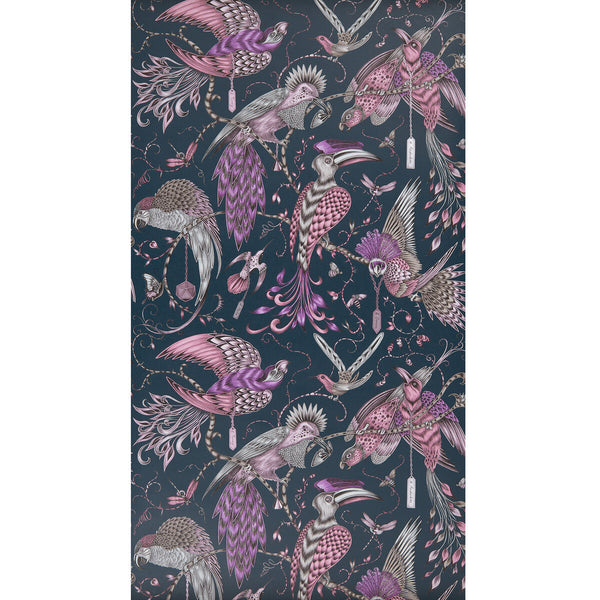 Samples and Purchasing available for Audubon - Pink  By Clarke And Clarke | Animalia By Emma J Shipley For C&C | Animal/Insects Wallcovering Print at Designer Wallcoverings and Fabrics