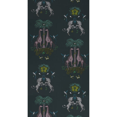 Samples and Purchasing available for Creatura - Teal  Green By Clarke And Clarke | Wilderie By Emma J Shipley For C&C |Animal/Insects Novelty Wallcovering Print at Designer Wallcoverings and Fabrics