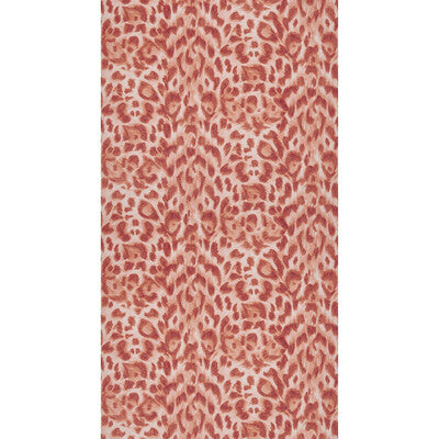 Samples and Purchasing available for Felis - Red/Rose Gold  Red By Clarke And Clarke | Wilderie By Emma J Shipley For C&C | Animal Skins Wallcovering Print at Designer Wallcoverings and Fabrics