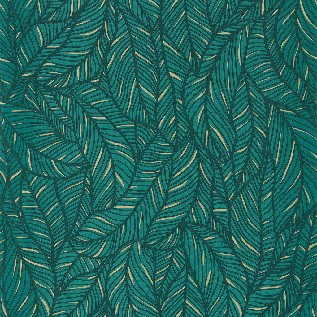 Samples and Purchasing available for Selva - Emerald Wp Emerald By Clarke And Clarke | Clarke & Clarke Exotica 2 Luxury Wallcovering | Botanical & Floral Wallcovering Print at Designer Wallcoverings and Fabrics