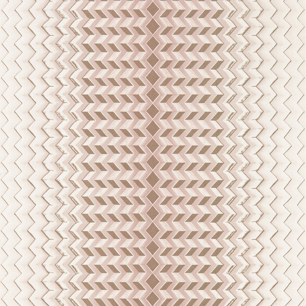 Samples and Purchasing available for Fragment - Blush/Gold Wp Pink By Clarke And Clarke | Clarke & Clarke Fusion Luxury Wallcovering |Modern Geometric Wallcovering Print at Designer Wallcoverings and Fabrics