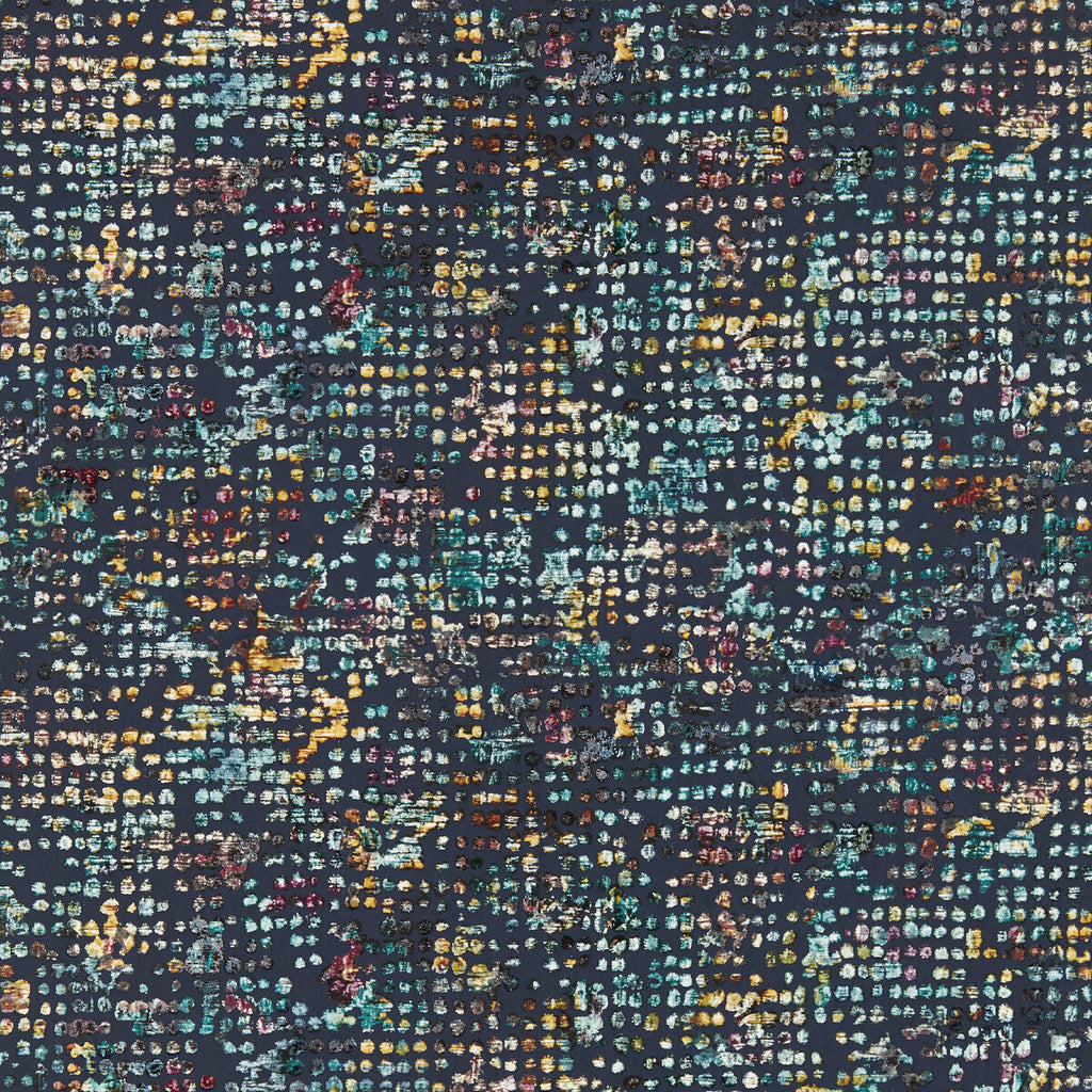 Samples and Purchasing available for Scintilla - Midnight Wp Multi By Clarke And Clarke | Clarke & Clarke Fusion Luxury Wallcovering | Modern Wallcovering Print at Designer Wallcoverings and Fabrics