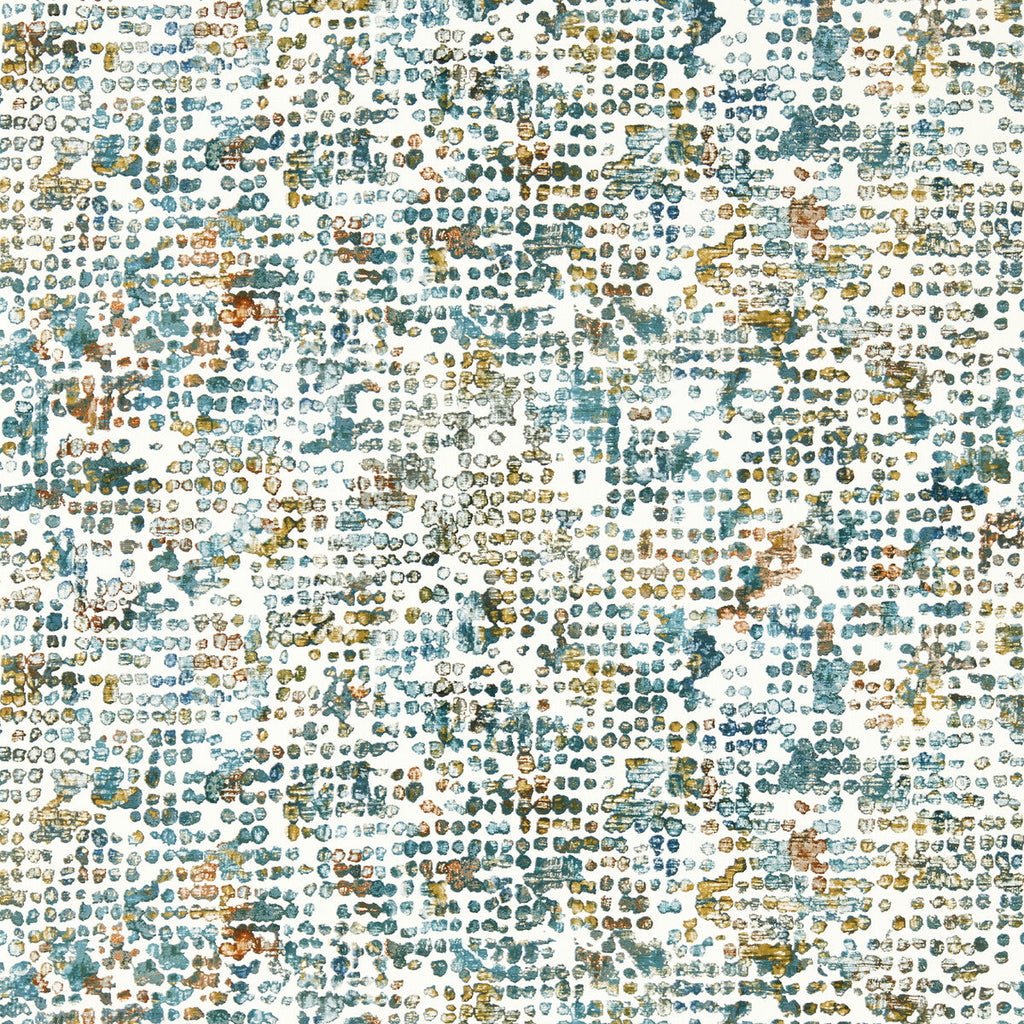 Samples and Purchasing available for Scintilla - Teal/Spice Wp Teal By Clarke And Clarke | Clarke & Clarke Fusion Luxury Wallcovering | Modern Wallcovering Print at Designer Wallcoverings and Fabrics