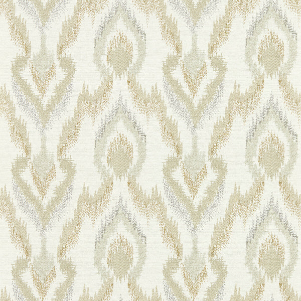 Samples and Purchasing available for Velluto - Linen Wp Neutral By Clarke And Clarke | Clarke & Clarke Lusso Wallcovering |Geometric Metallic Wallcovering Print at Designer Wallcoverings and Fabrics