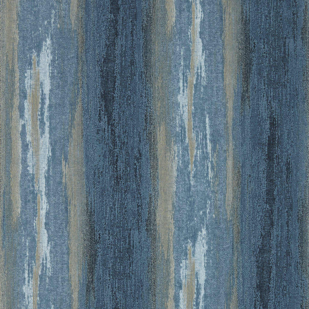 Samples and Purchasing available for Effetto - Midnight Wp Blue By Clarke And Clarke | Clarke & Clarke Vivido Wallcovering |Abstract Metallic Wallcovering Print at Designer Wallcoverings and Fabrics